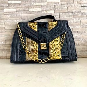 Vintage patent leather bag